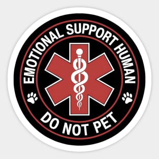 emotional-support-husband-do-not-pet Sticker